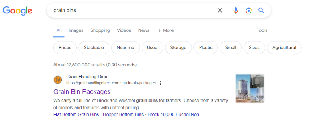 grain bin search results