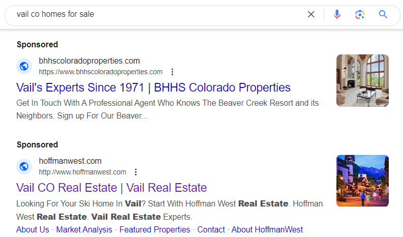 real estate agent ad examples